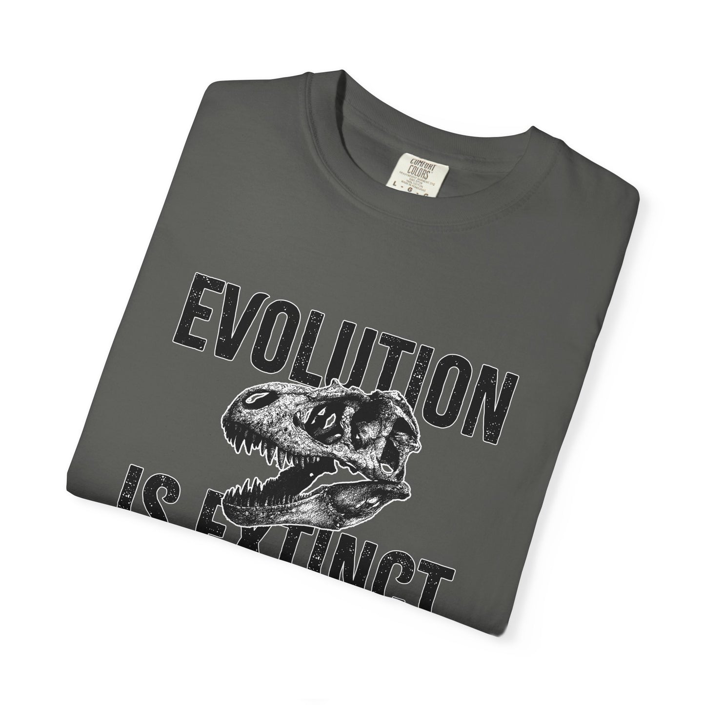 Unisex Evolution T-Shirt - Dinosaur Graphic Tee, Gift for Science Lovers, Casual Wear, Birthday Present, Eco-Friendly Fashion