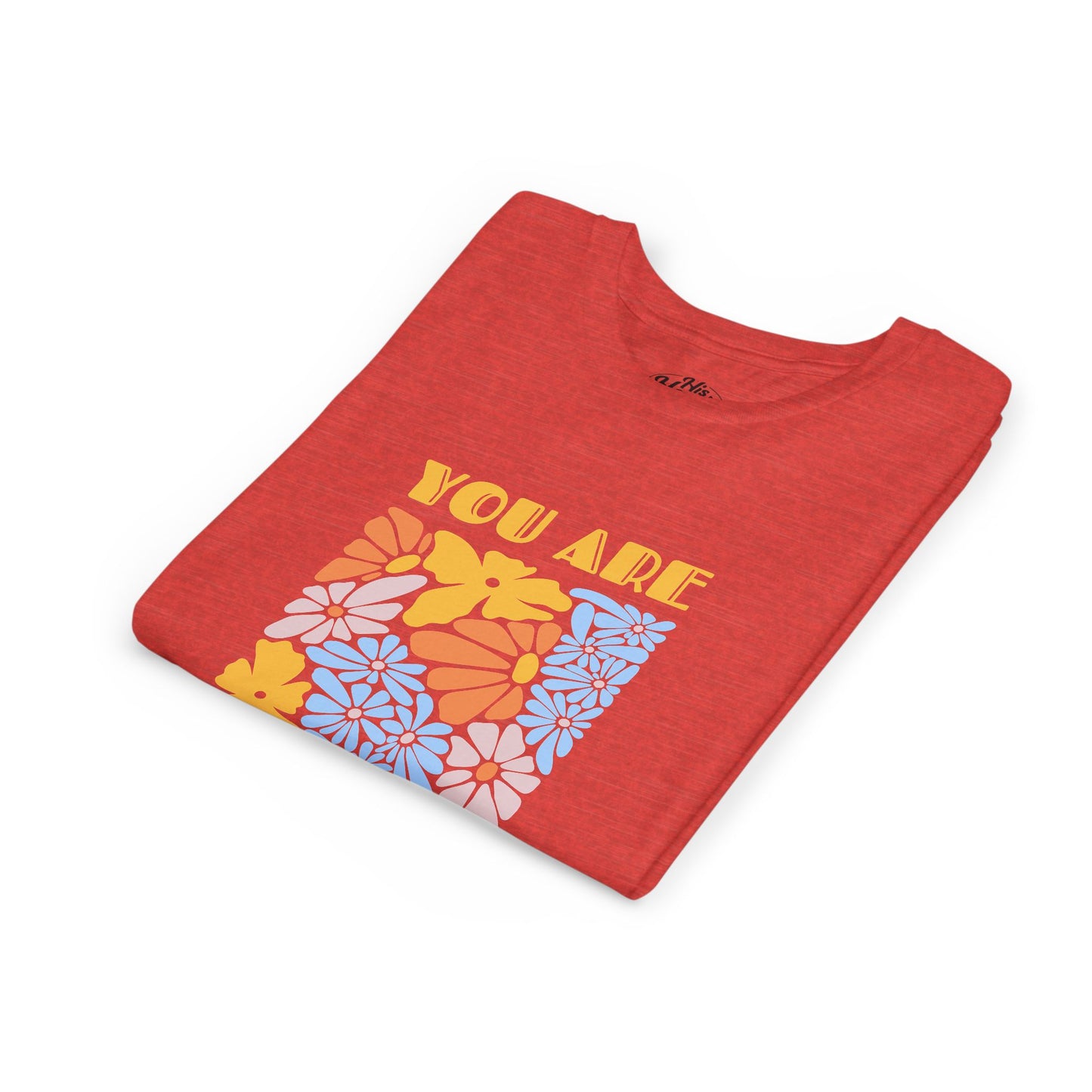 Youth Short Sleeve Tee - You Are Forgiven Floral Design, Kids Gift, Positive Message Shirt, Everyday Wear, Summer Outfits