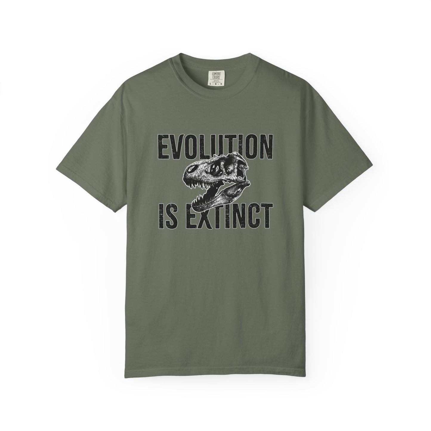 Unisex Evolution T-Shirt - Dinosaur Graphic Tee, Gift for Science Lovers, Casual Wear, Birthday Present, Eco-Friendly Fashion