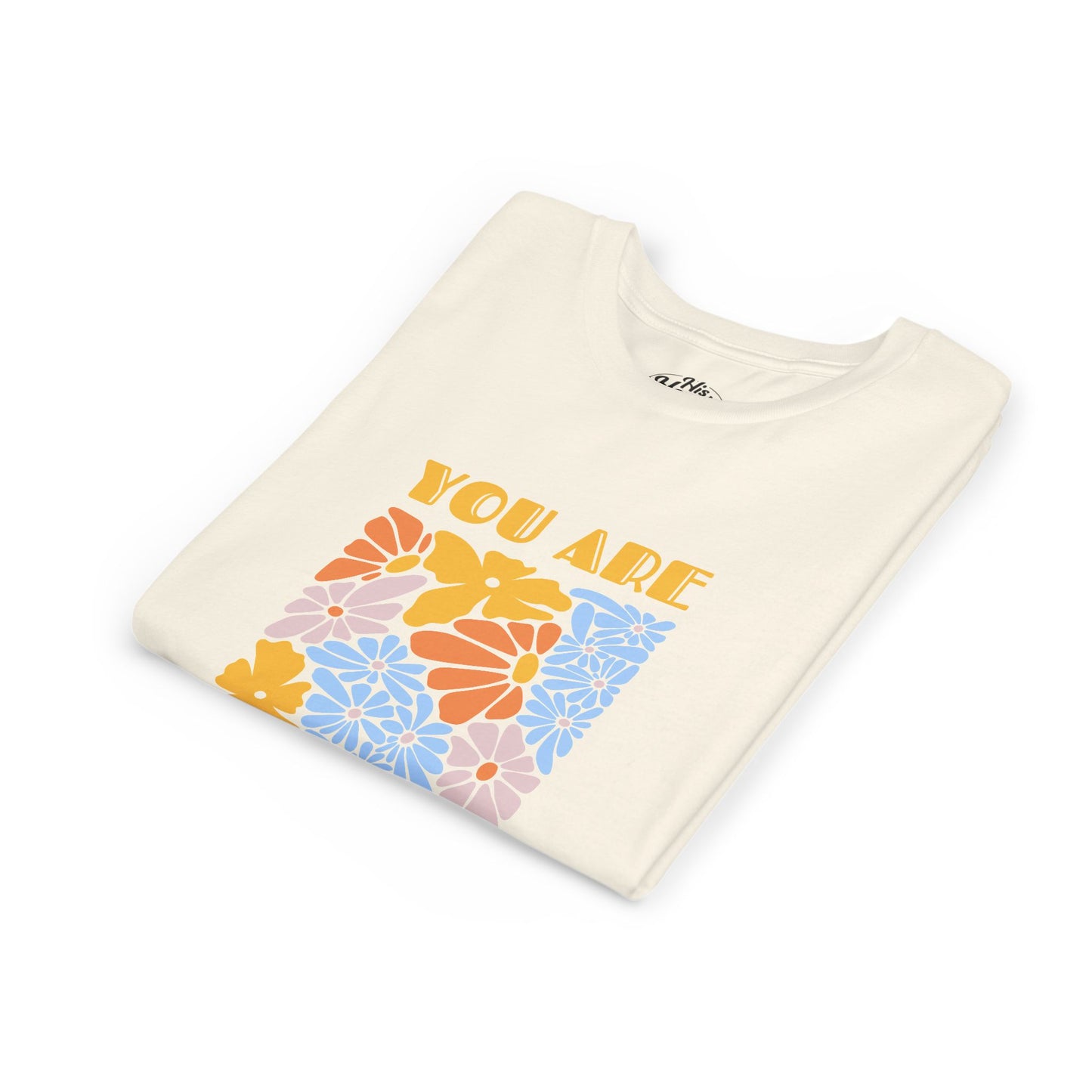 Youth Short Sleeve Tee - You Are Forgiven Floral Design, Kids Gift, Positive Message Shirt, Everyday Wear, Summer Outfits