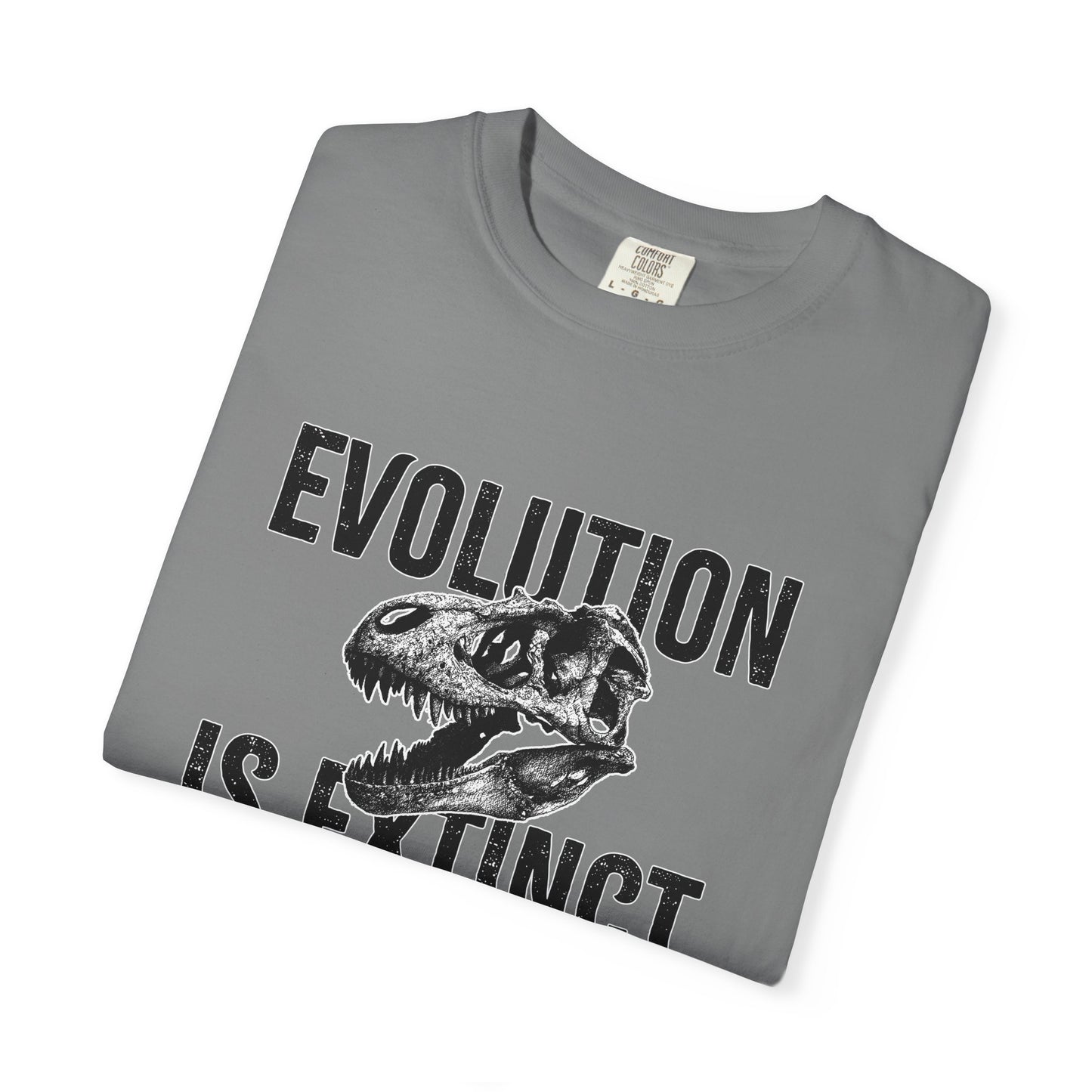 Unisex Evolution T-Shirt - Dinosaur Graphic Tee, Gift for Science Lovers, Casual Wear, Birthday Present, Eco-Friendly Fashion