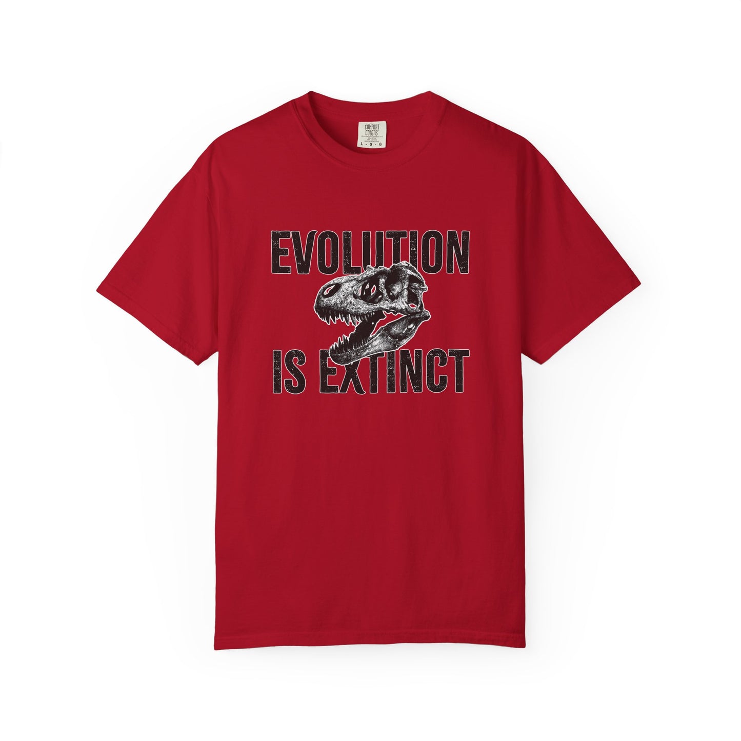 Unisex Evolution T-Shirt - Dinosaur Graphic Tee, Gift for Science Lovers, Casual Wear, Birthday Present, Eco-Friendly Fashion