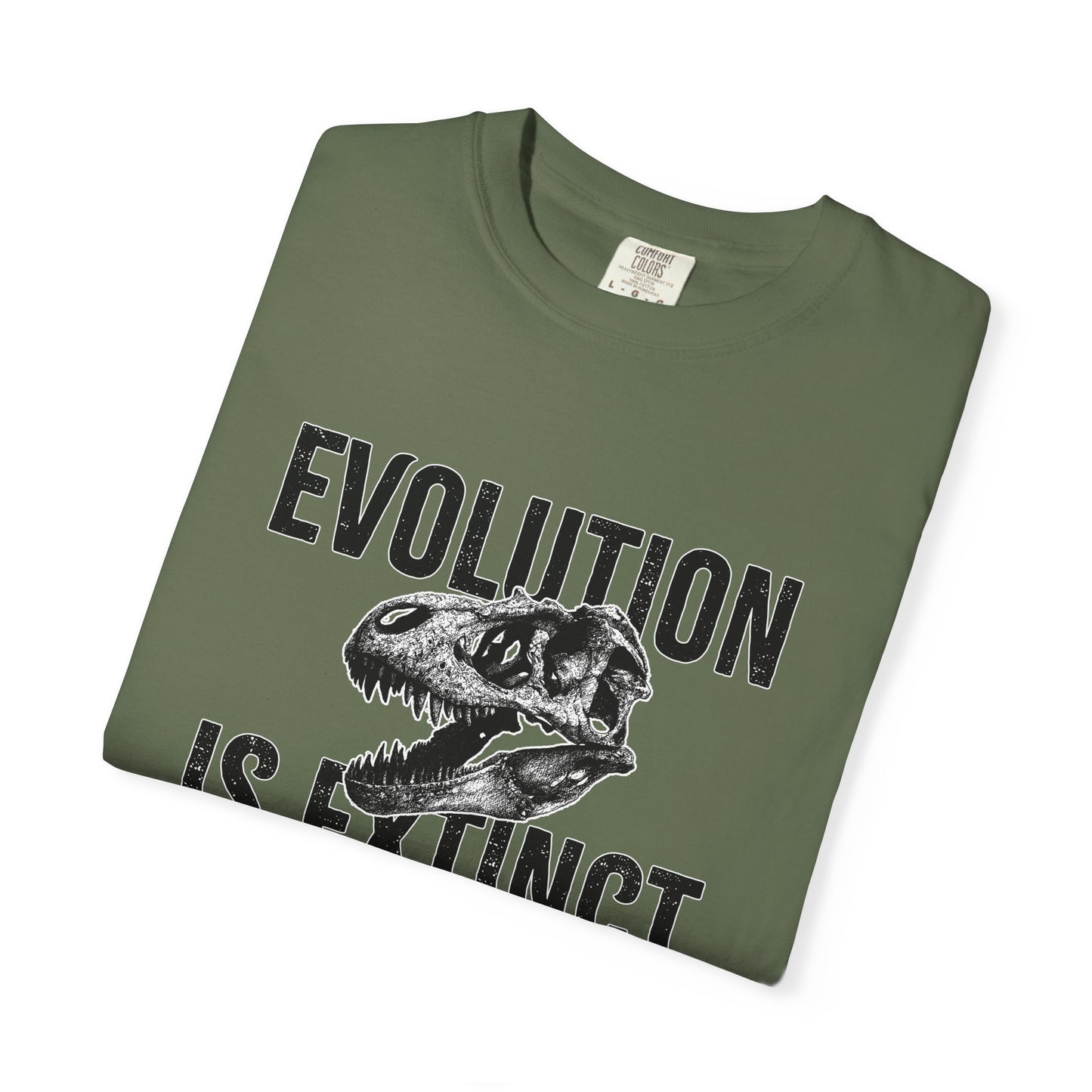 Unisex Evolution T-Shirt - Dinosaur Graphic Tee, Gift for Science Lovers, Casual Wear, Birthday Present, Eco-Friendly Fashion