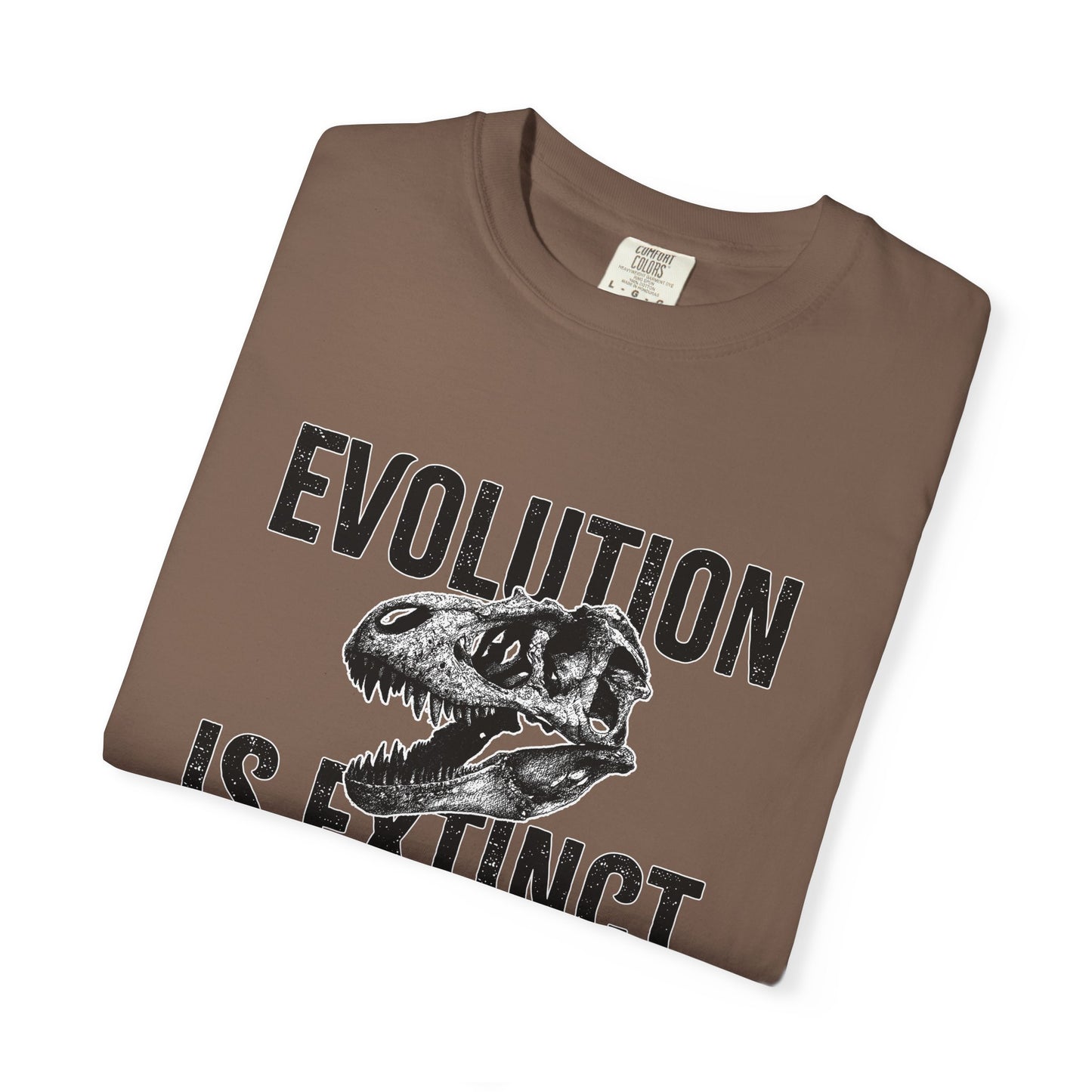 Unisex Evolution T-Shirt - Dinosaur Graphic Tee, Gift for Science Lovers, Casual Wear, Birthday Present, Eco-Friendly Fashion