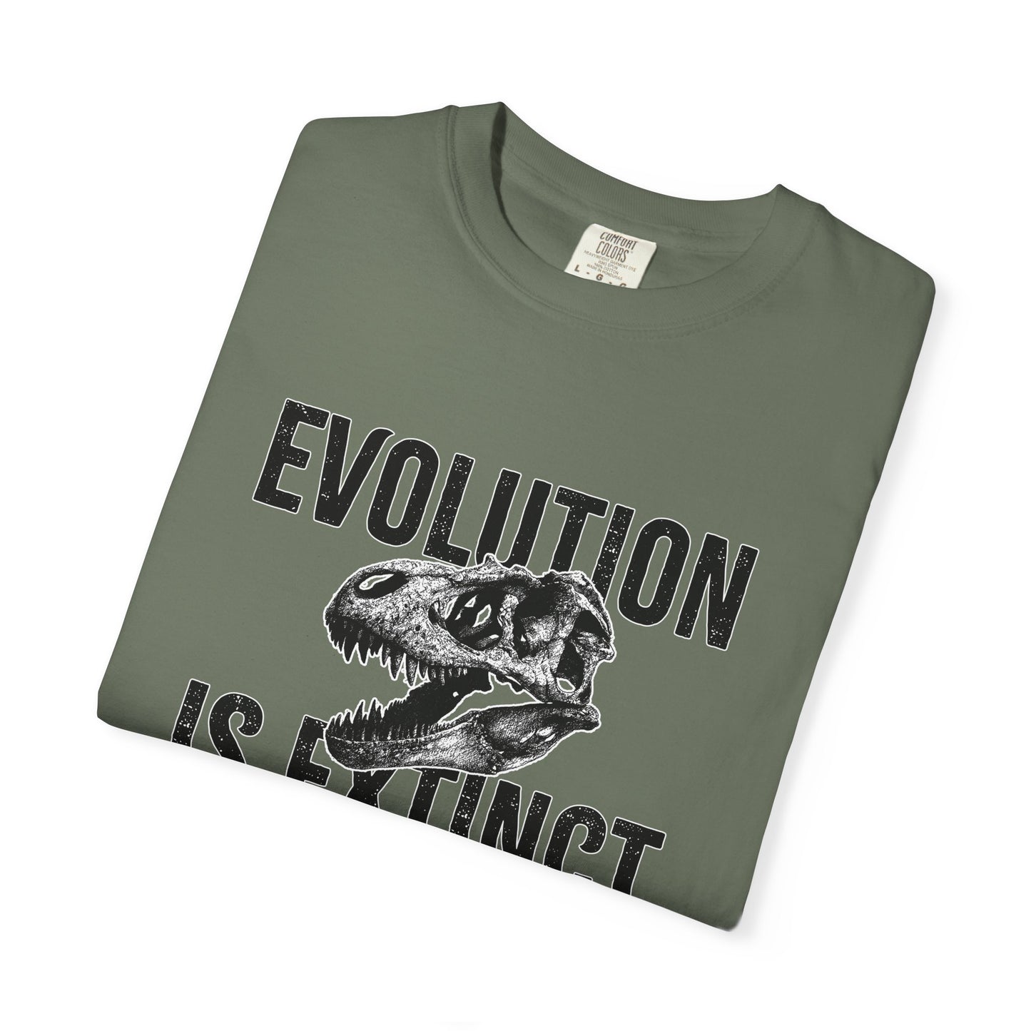 Unisex Evolution T-Shirt - Dinosaur Graphic Tee, Gift for Science Lovers, Casual Wear, Birthday Present, Eco-Friendly Fashion