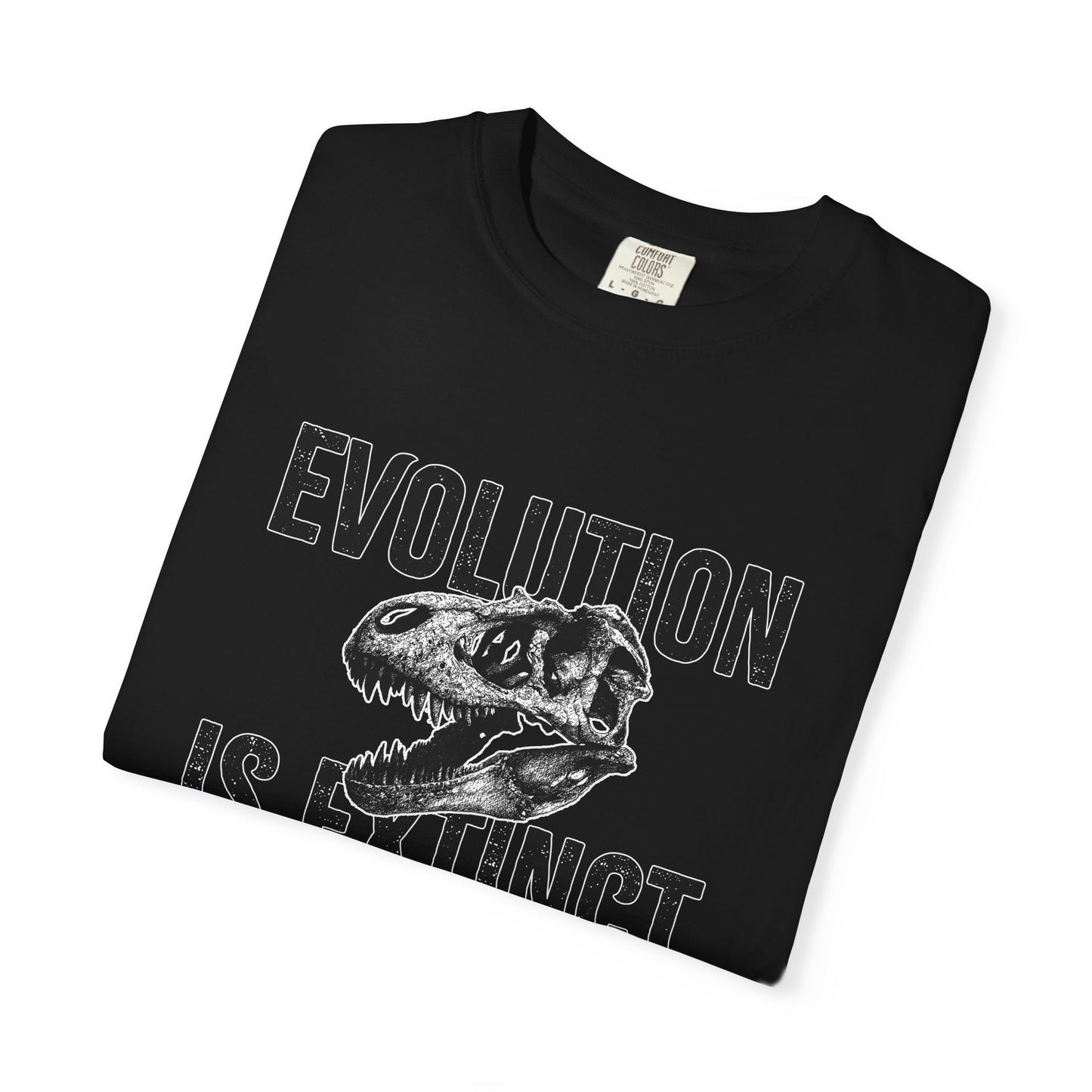Unisex Evolution T-Shirt - Dinosaur Graphic Tee, Gift for Science Lovers, Casual Wear, Birthday Present, Eco-Friendly Fashion