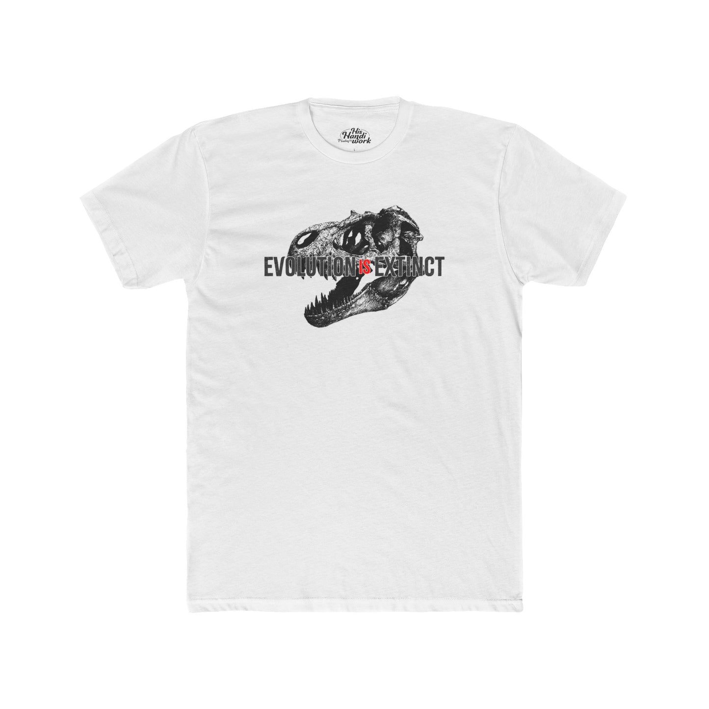 Unisex Cotton Crew Tee with Dinosaur Graphic, Perfect for Gift, Casual Wear, Stand Out, Trendy Style, Science Lover Tee
