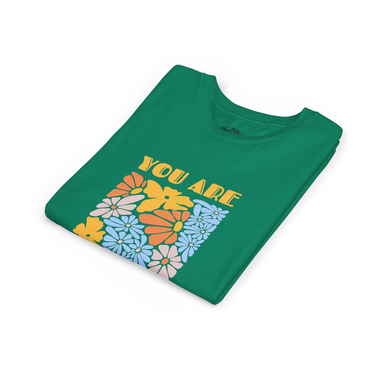 Youth Short Sleeve Tee - You Are Forgiven Floral Design, Kids Gift, Positive Message Shirt, Everyday Wear, Summer Outfits