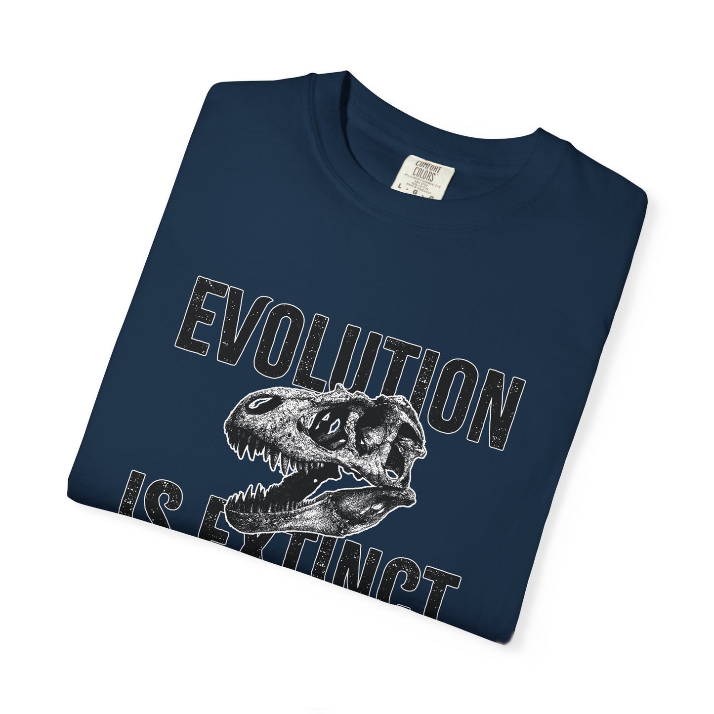 Unisex Evolution T-Shirt - Dinosaur Graphic Tee, Gift for Science Lovers, Casual Wear, Birthday Present, Eco-Friendly Fashion