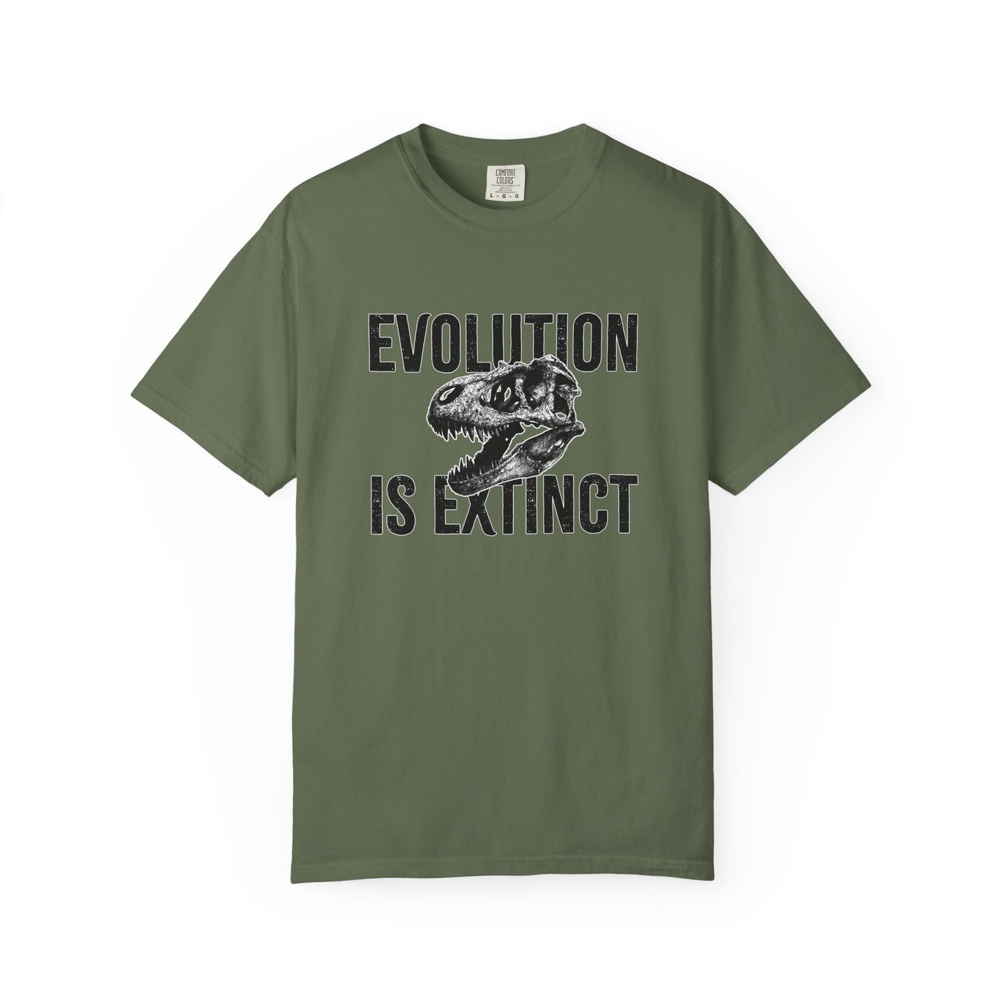 Unisex Evolution T-Shirt - Dinosaur Graphic Tee, Gift for Science Lovers, Casual Wear, Birthday Present, Eco-Friendly Fashion