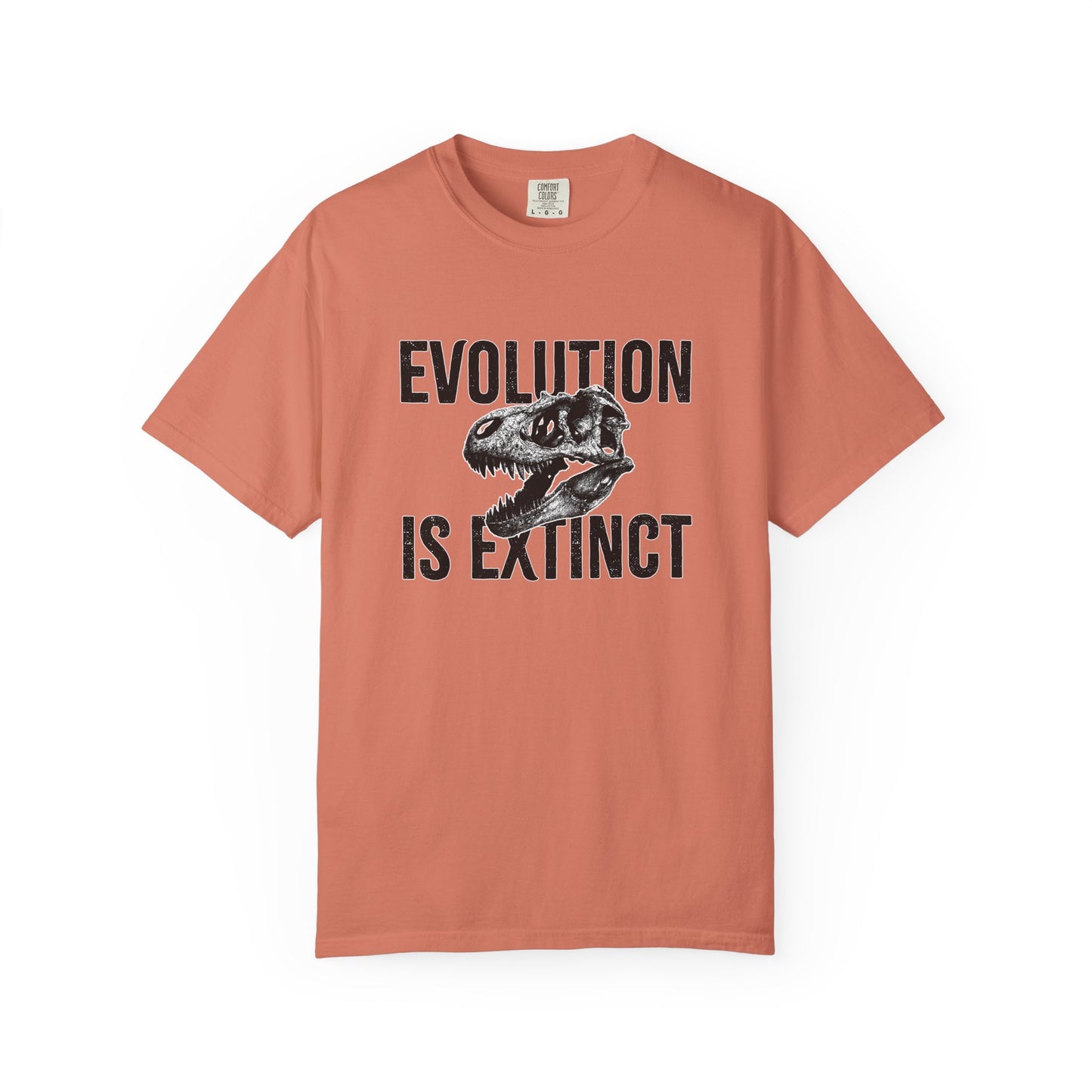Unisex Evolution T-Shirt - Dinosaur Graphic Tee, Gift for Science Lovers, Casual Wear, Birthday Present, Eco-Friendly Fashion