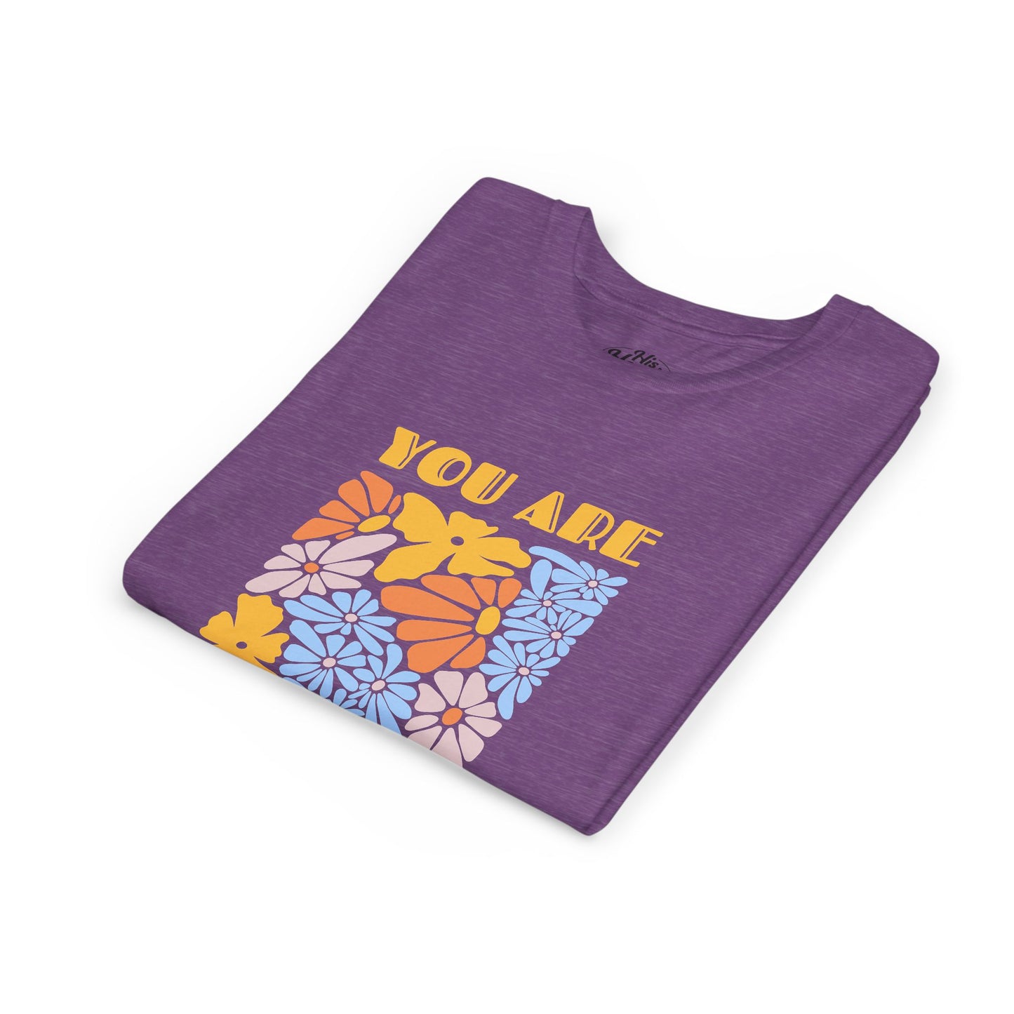 Youth Short Sleeve Tee - You Are Forgiven Floral Design, Kids Gift, Positive Message Shirt, Everyday Wear, Summer Outfits