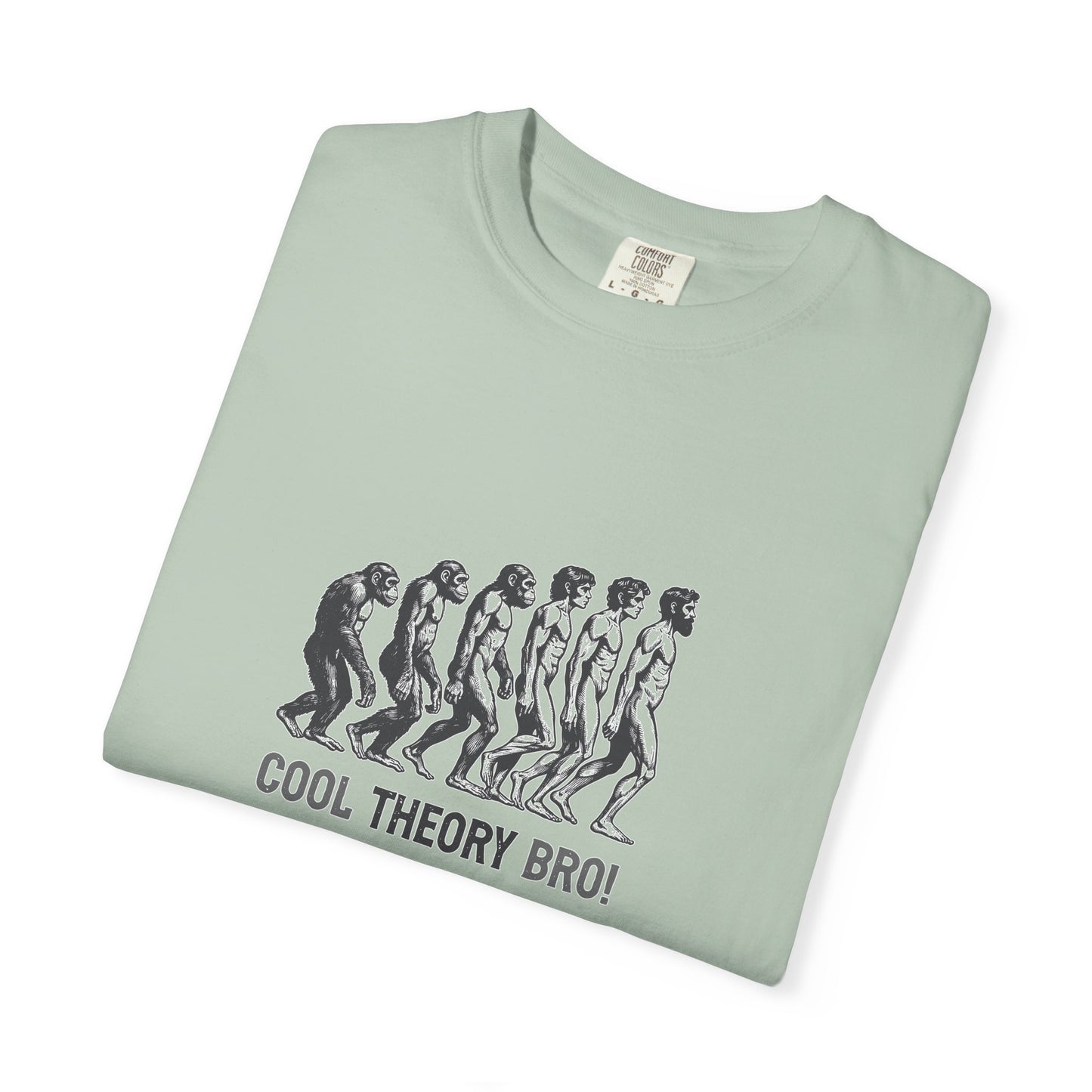 Cool Theory Bro Unisex Garment-Dyed T-shirt for Casual Vibes, Funny Science Shirt, Gift for Nerds, Graphic Tee