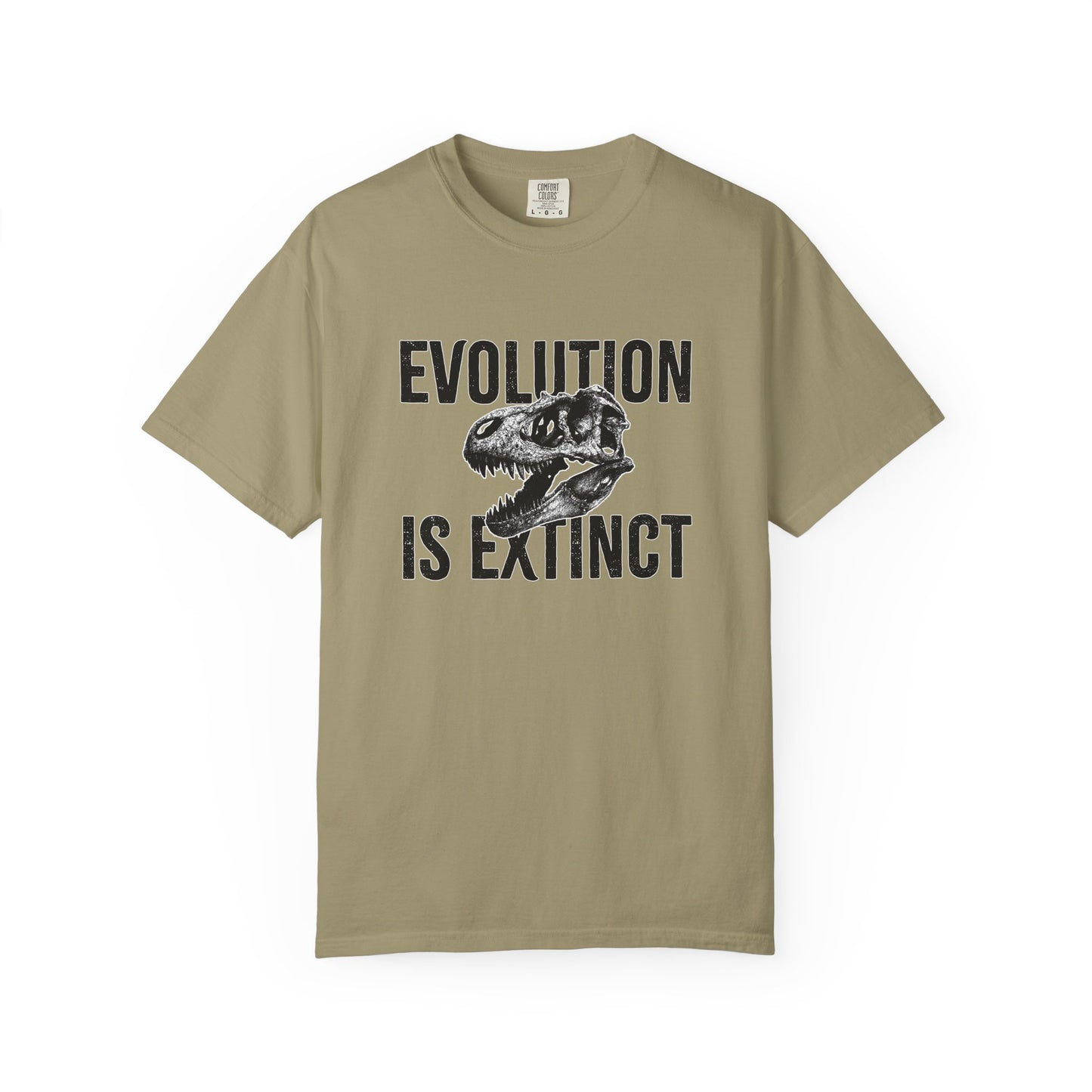 Unisex Evolution T-Shirt - Dinosaur Graphic Tee, Gift for Science Lovers, Casual Wear, Birthday Present, Eco-Friendly Fashion