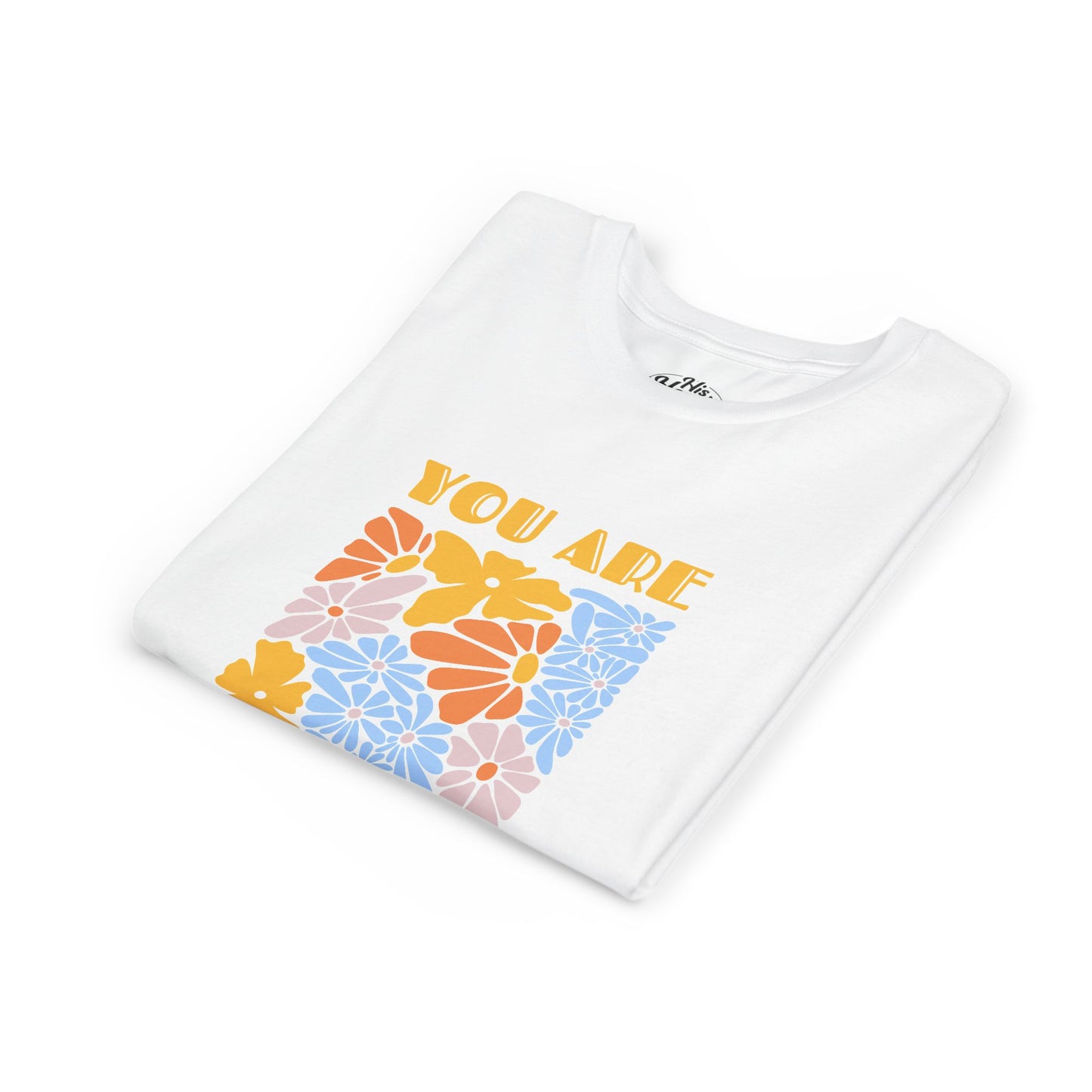 Youth Short Sleeve Tee - You Are Forgiven Floral Design, Kids Gift, Positive Message Shirt, Everyday Wear, Summer Outfits