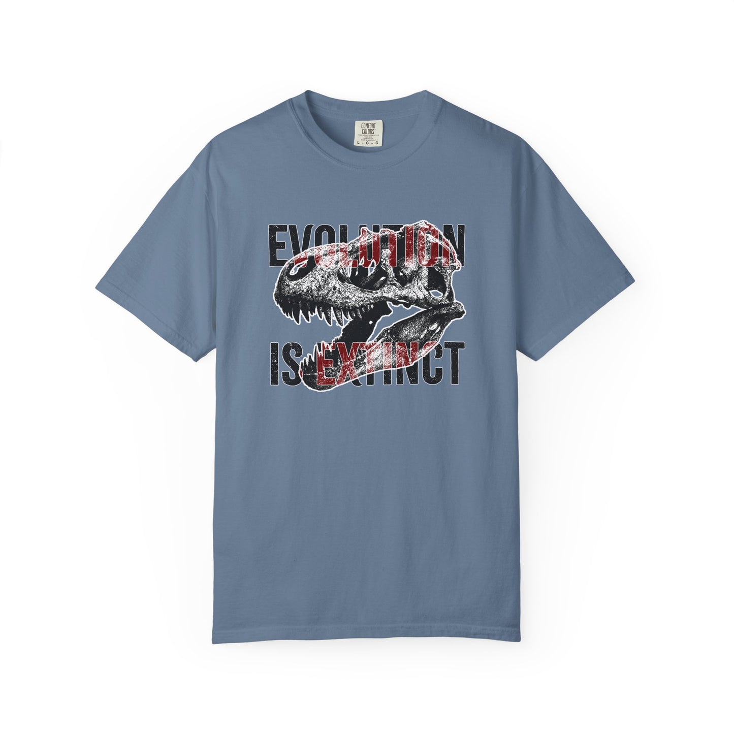 Evolution Is Extinct T-Shirt, Graphic Tee for Dinosaur Lovers, Perfect Gift for Birthdays, Eco-Friendly Casual Wear, Unisex Apparel
