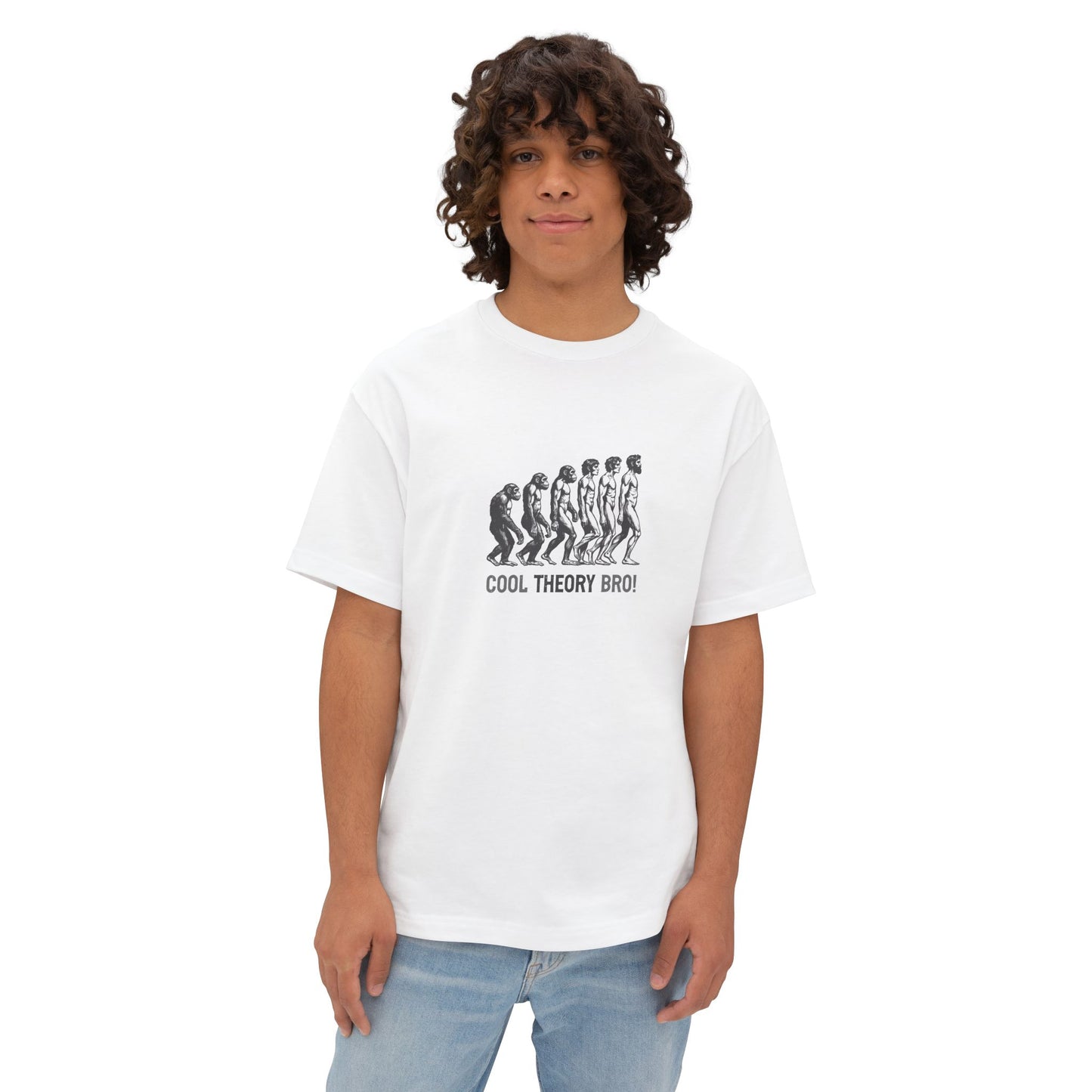 Unisex Oversized Graphic Tee, Trendy T-Shirt, Casual Wear, Cool Theory Bro Shirt, Statement Tee, Gift for Friends