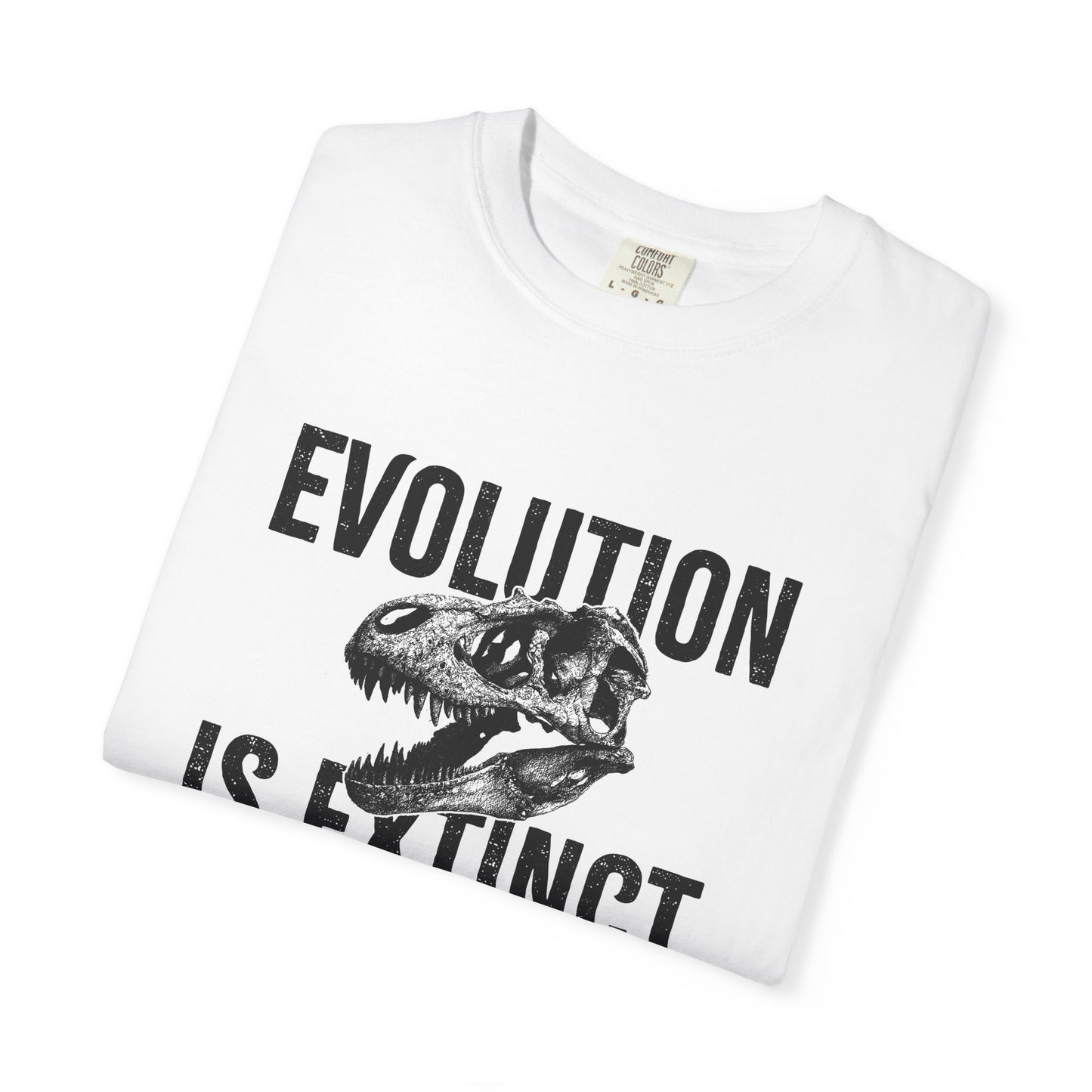 Unisex Evolution T-Shirt - Dinosaur Graphic Tee, Gift for Science Lovers, Casual Wear, Birthday Present, Eco-Friendly Fashion