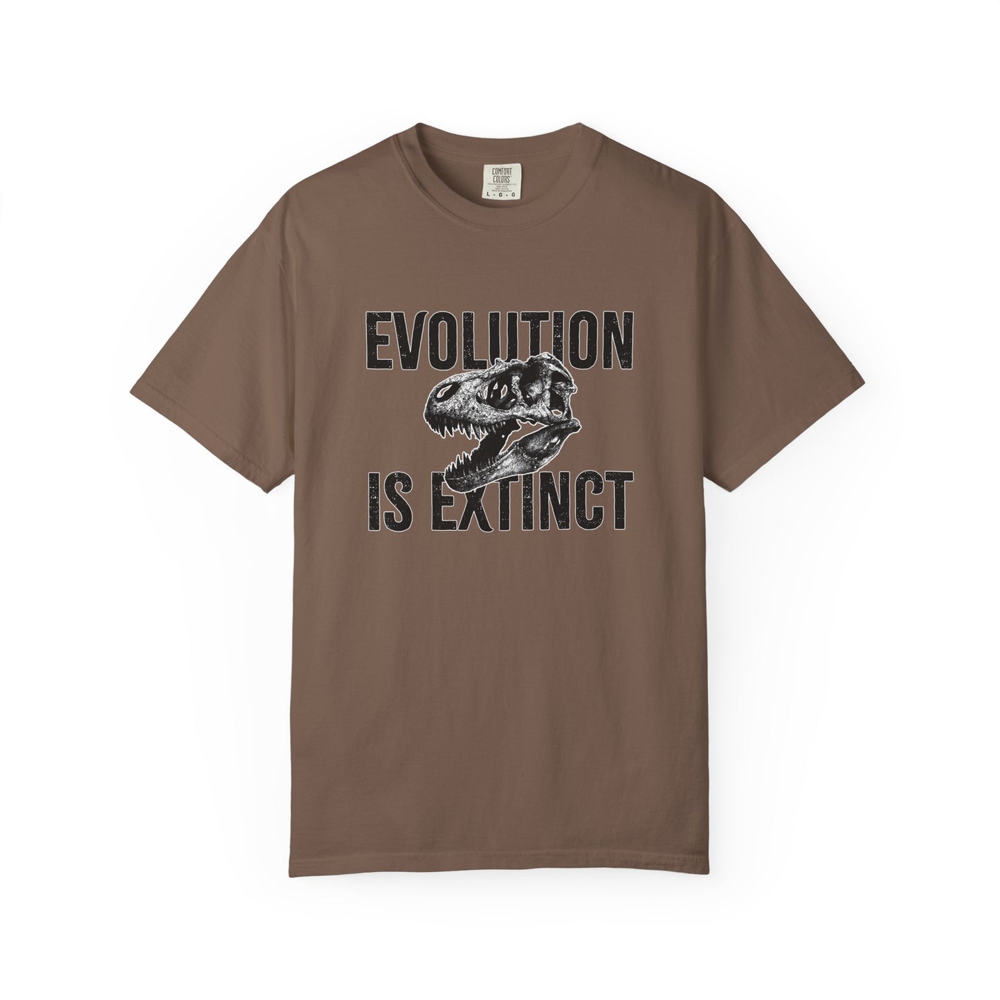 Unisex Evolution T-Shirt - Dinosaur Graphic Tee, Gift for Science Lovers, Casual Wear, Birthday Present, Eco-Friendly Fashion