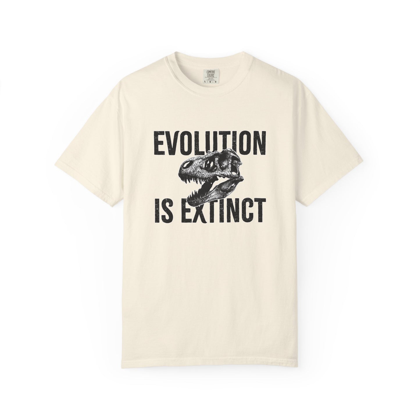 Unisex Evolution T-Shirt - Dinosaur Graphic Tee, Gift for Science Lovers, Casual Wear, Birthday Present, Eco-Friendly Fashion