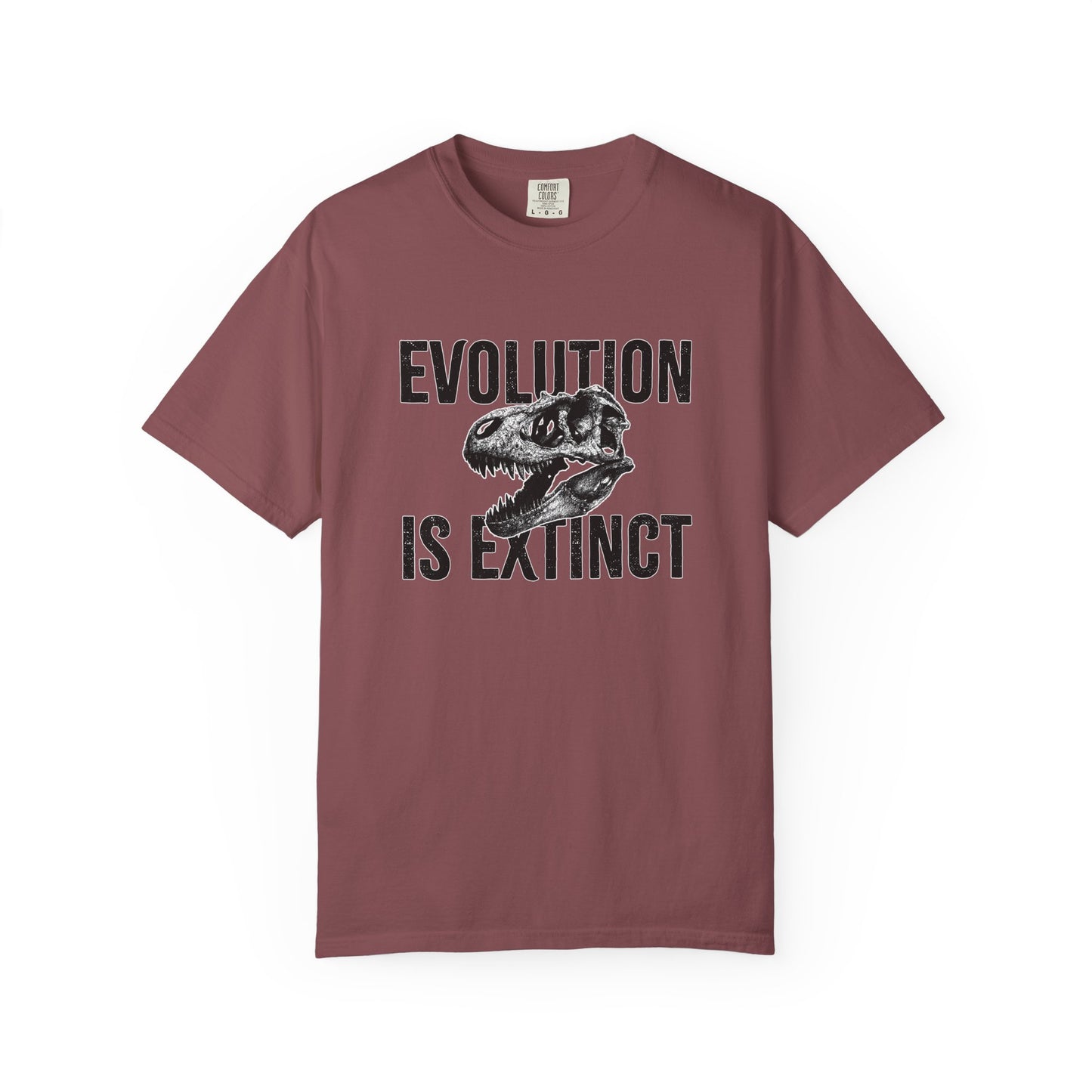 Unisex Evolution T-Shirt - Dinosaur Graphic Tee, Gift for Science Lovers, Casual Wear, Birthday Present, Eco-Friendly Fashion