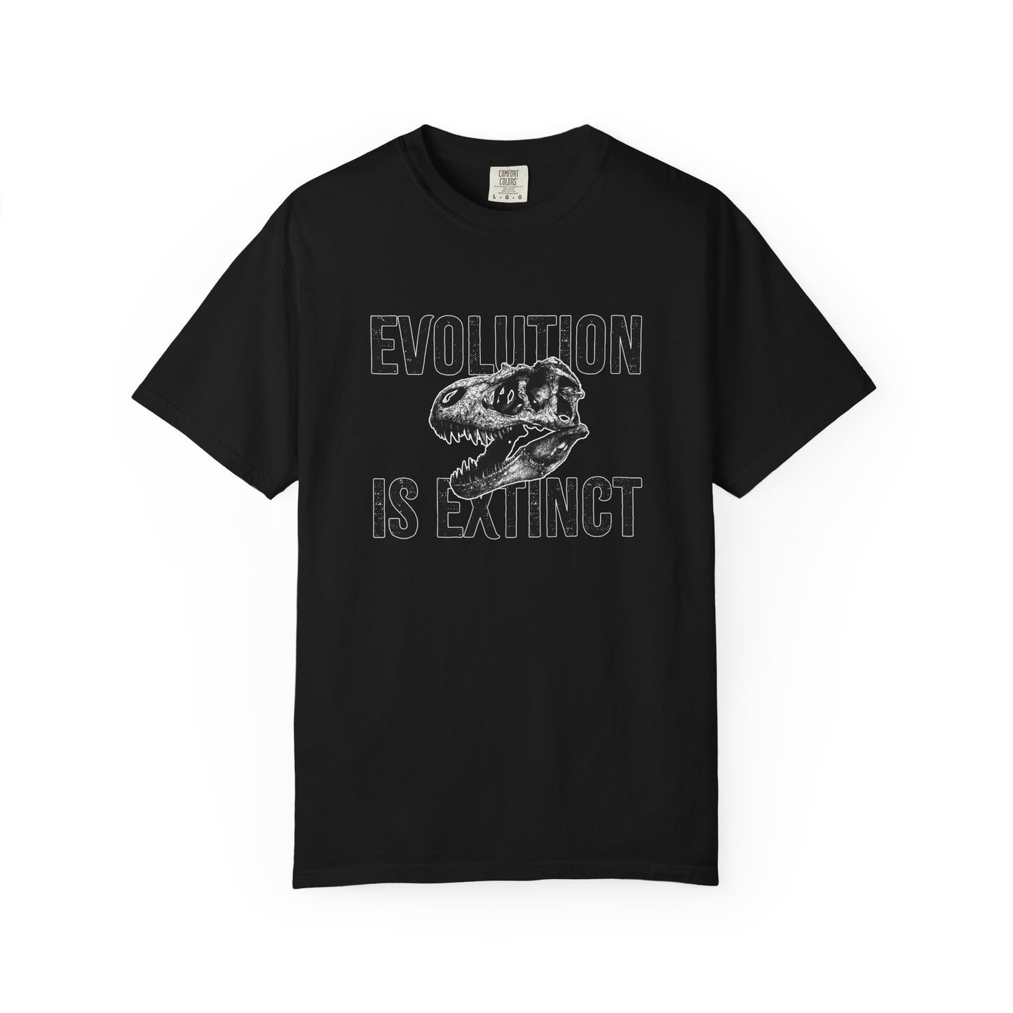 Unisex Evolution T-Shirt - Dinosaur Graphic Tee, Gift for Science Lovers, Casual Wear, Birthday Present, Eco-Friendly Fashion