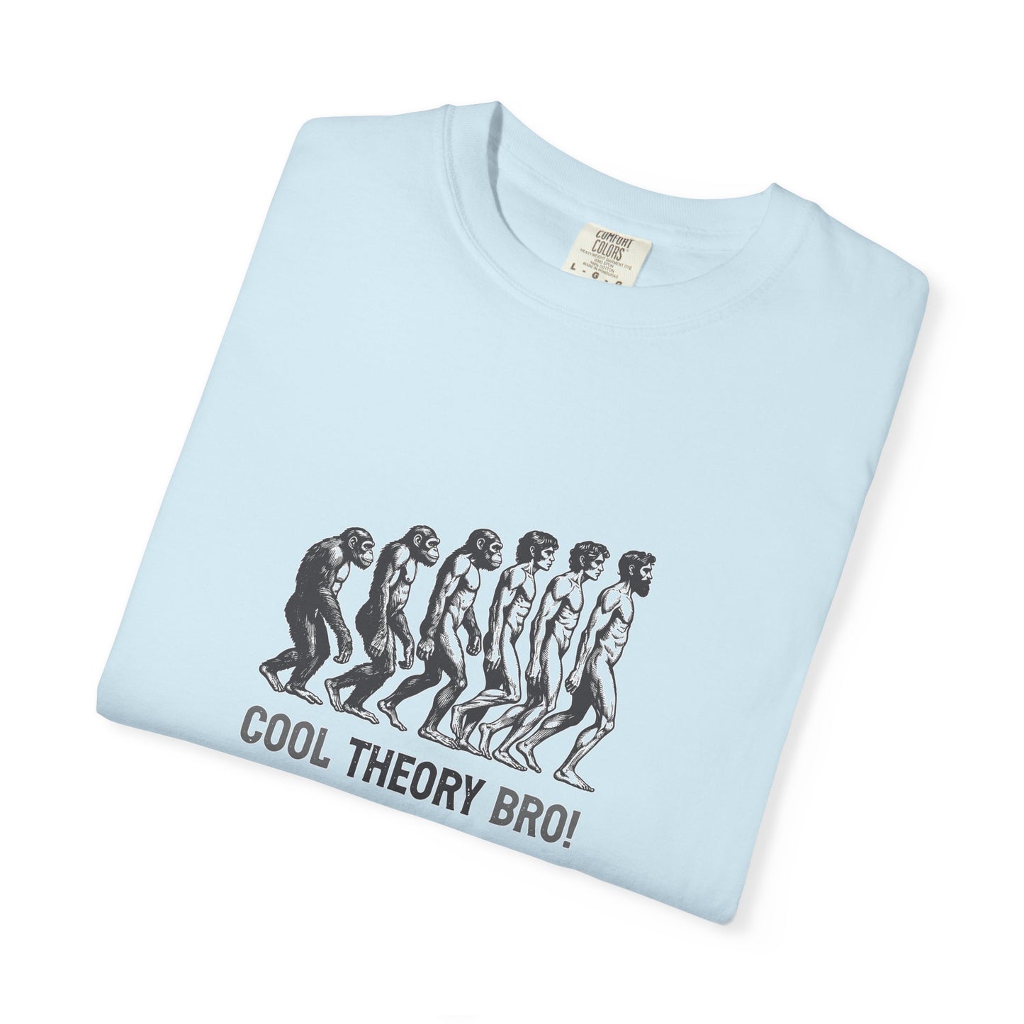 Cool Theory Bro Unisex Garment-Dyed T-shirt for Casual Vibes, Funny Science Shirt, Gift for Nerds, Graphic Tee
