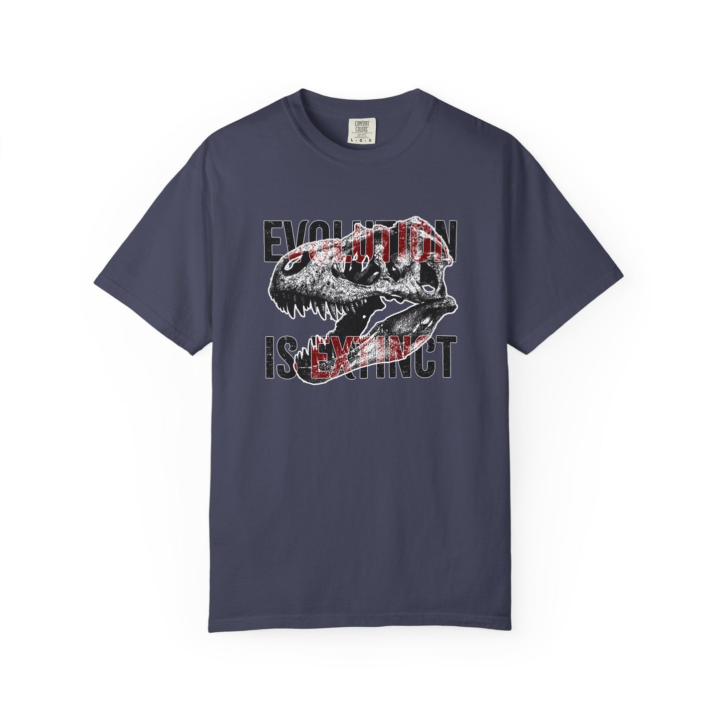 Evolution Is Extinct T-Shirt, Graphic Tee for Dinosaur Lovers, Perfect Gift for Birthdays, Eco-Friendly Casual Wear, Unisex Apparel