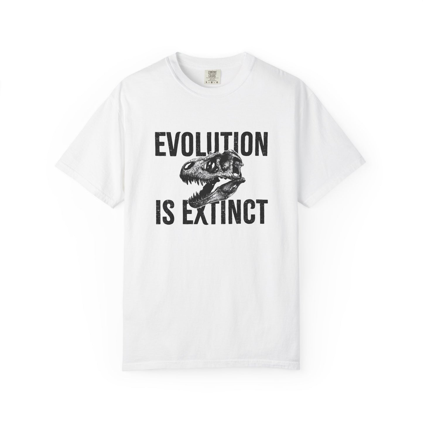 Unisex Evolution T-Shirt - Dinosaur Graphic Tee, Gift for Science Lovers, Casual Wear, Birthday Present, Eco-Friendly Fashion