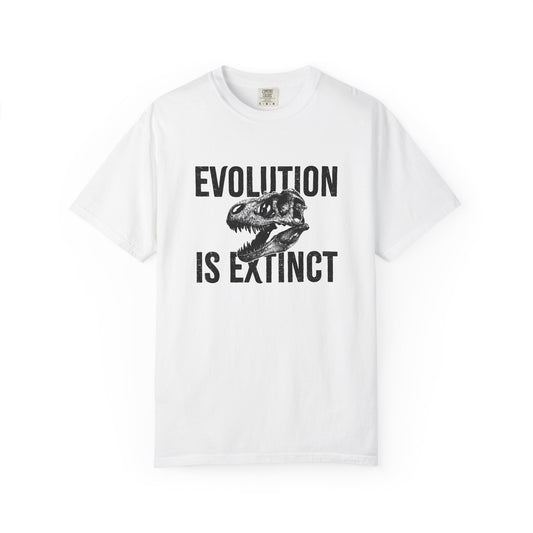 Unisex Evolution T-Shirt - Dinosaur Graphic Tee, Gift for Science Lovers, Casual Wear, Birthday Present, Eco-Friendly Fashion