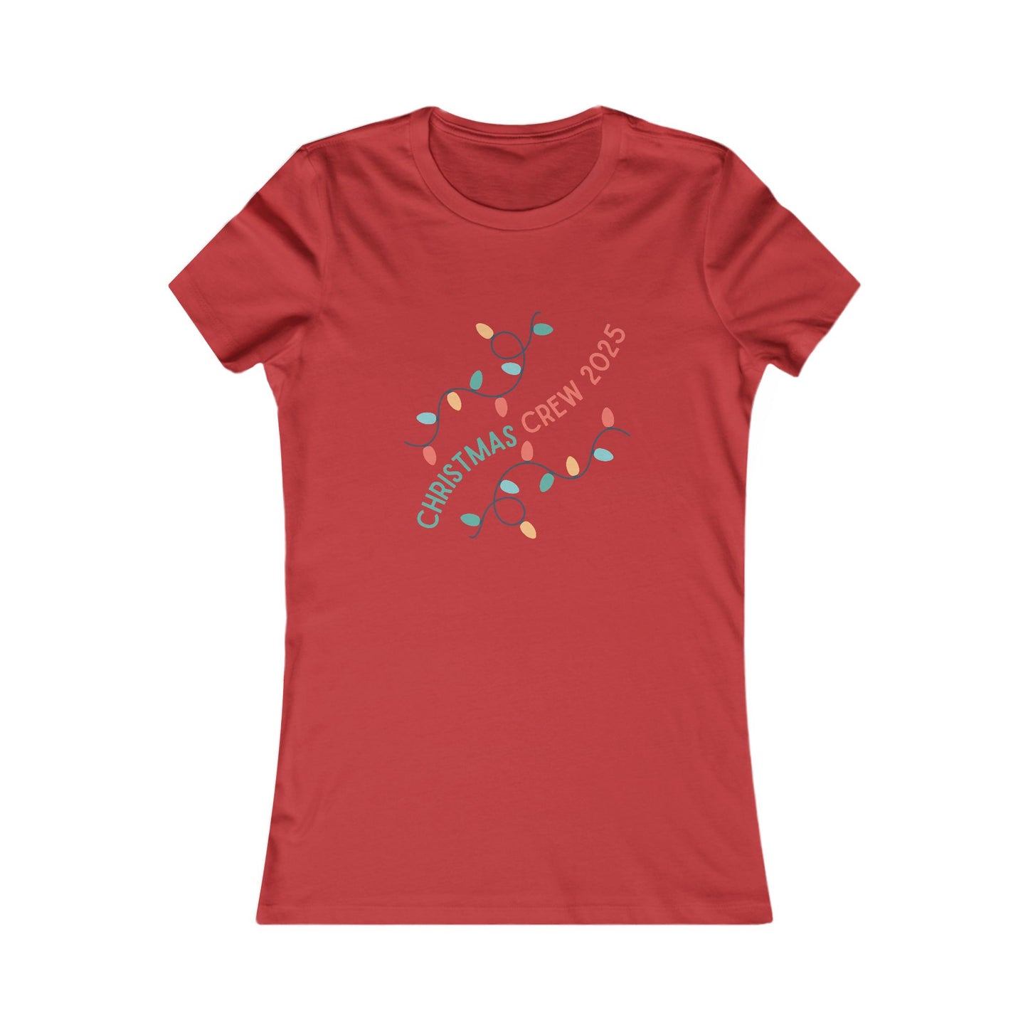 Christmas Crew Women's Tee, Holiday T-Shirt, Festive Apparel, Christmas Gift, Women’s Christmas Shirt