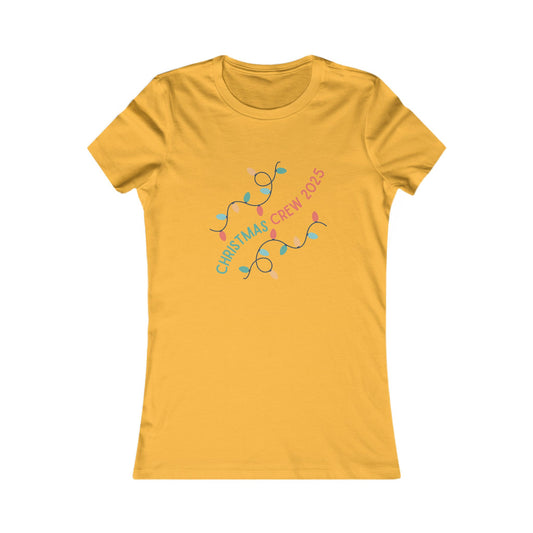 Christmas Crew Women's Tee, Holiday T-Shirt, Festive Apparel, Christmas Gift, Women’s Christmas Shirt