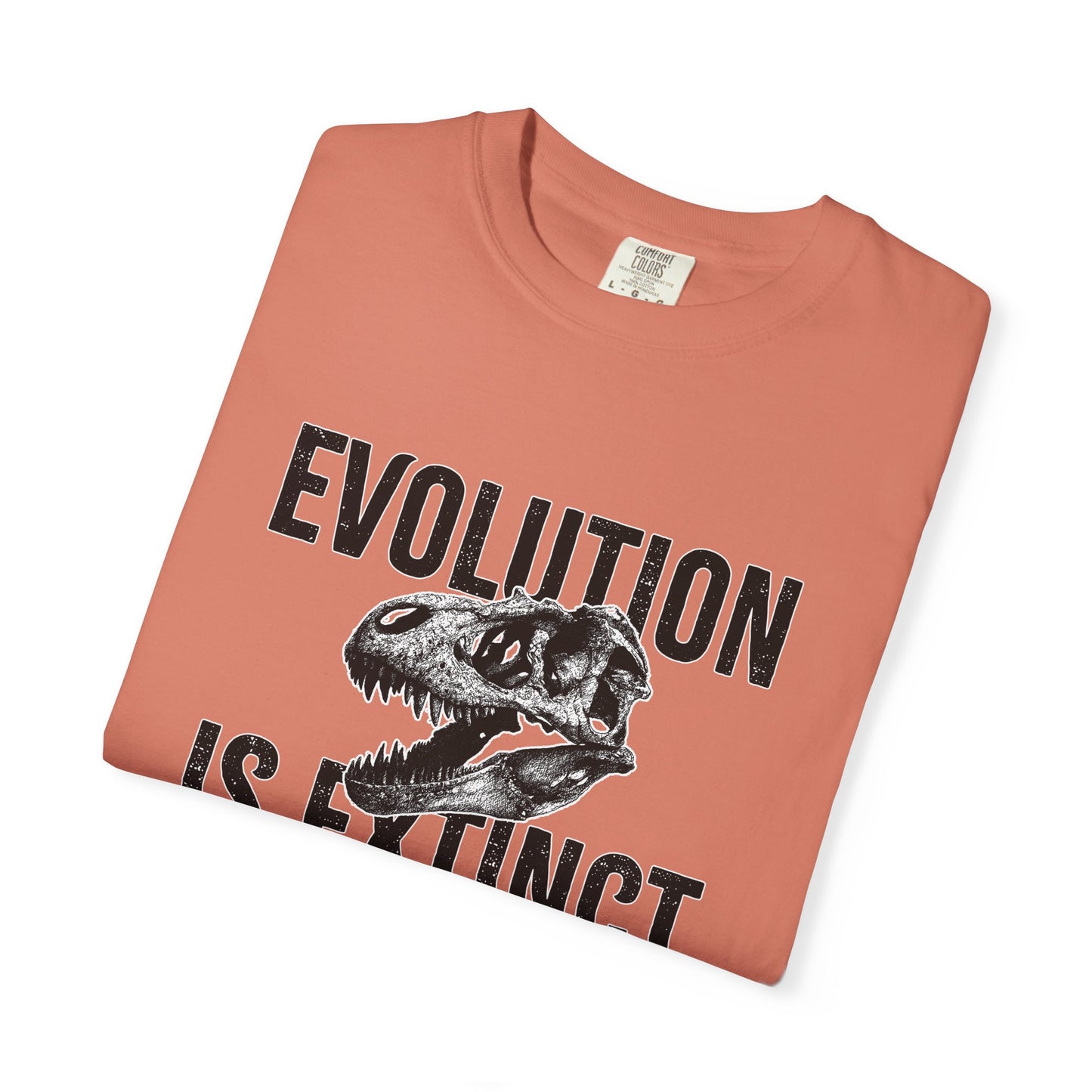 Unisex Evolution T-Shirt - Dinosaur Graphic Tee, Gift for Science Lovers, Casual Wear, Birthday Present, Eco-Friendly Fashion