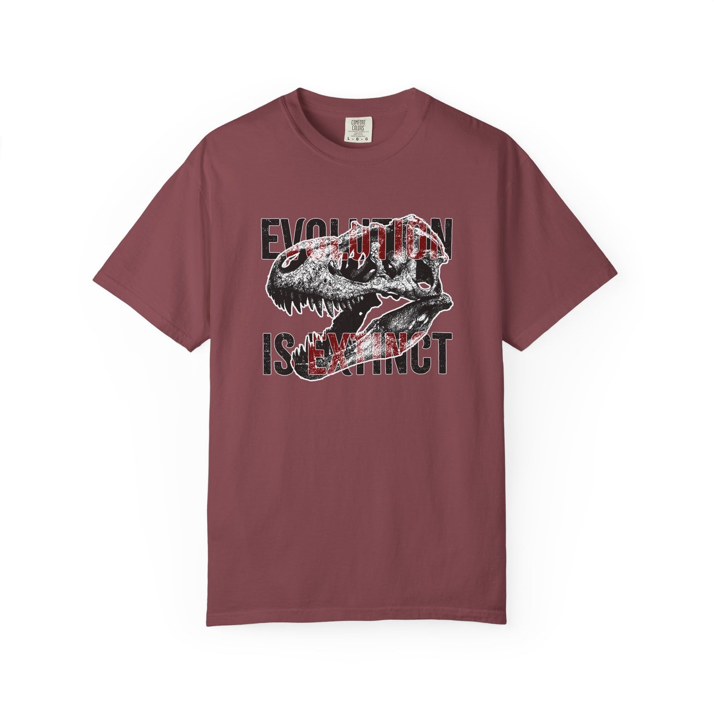 Evolution Is Extinct T-Shirt, Graphic Tee for Dinosaur Lovers, Perfect Gift for Birthdays, Eco-Friendly Casual Wear, Unisex Apparel